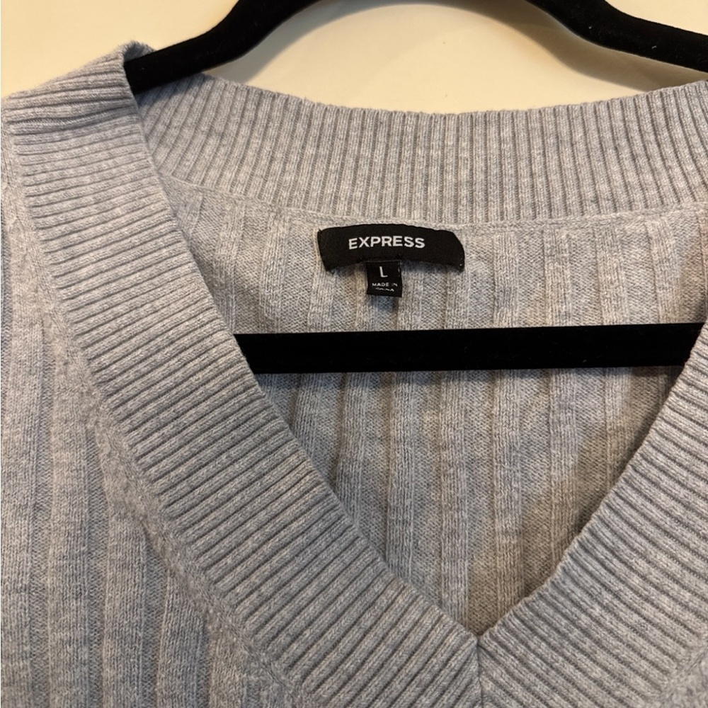 Express V-Neck Sweater - Picture 2 of 2